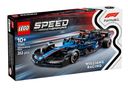 Lego Speed Champions 77249 Williams Racing FW46 F1® Race Car 2025 263pcs Building Blocks