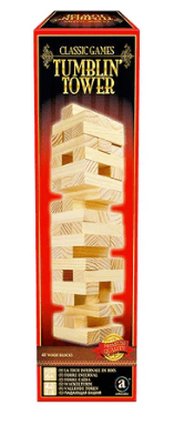 Ambassador Classic Games Tumblin' Tower 48pcs Wood Blocks