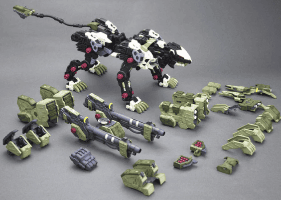 Kotobukiya 1/72 Zoids HMM RZ-041 Liger Zero Panzer (Marking Plus Ver.) (Reissue) Scale Model Kit ZD124R