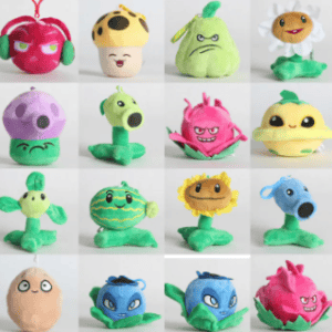 10-18CM Small Peas Corpse Plants VS Zombies Plush Toys Sunflower Chomper Peashooter Stuffed Dolls Baby Toy Gift