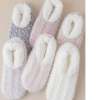2 Pair Women's Thermal Lined Short Socks (Pink)