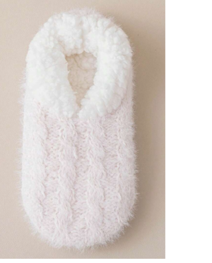 1 Pair Women's Thermal Lined Short Socks (Pink)
