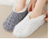 1 Pair Women's Thermal Lined Short Socks (Black)
