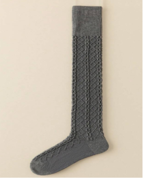 1 Pair Women Over The Knee Stockings (Gray)