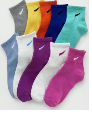 6 pairs Women Crew Socks