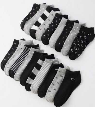 10 Pairs Women's Ankle Socks